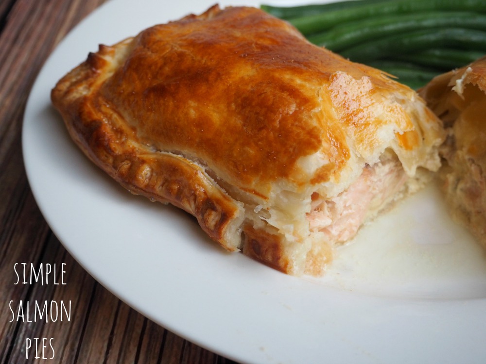 simple salmon pie