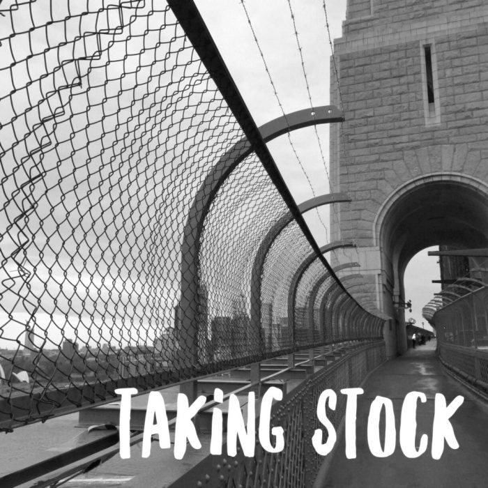 Taking stock - Augsut 2017