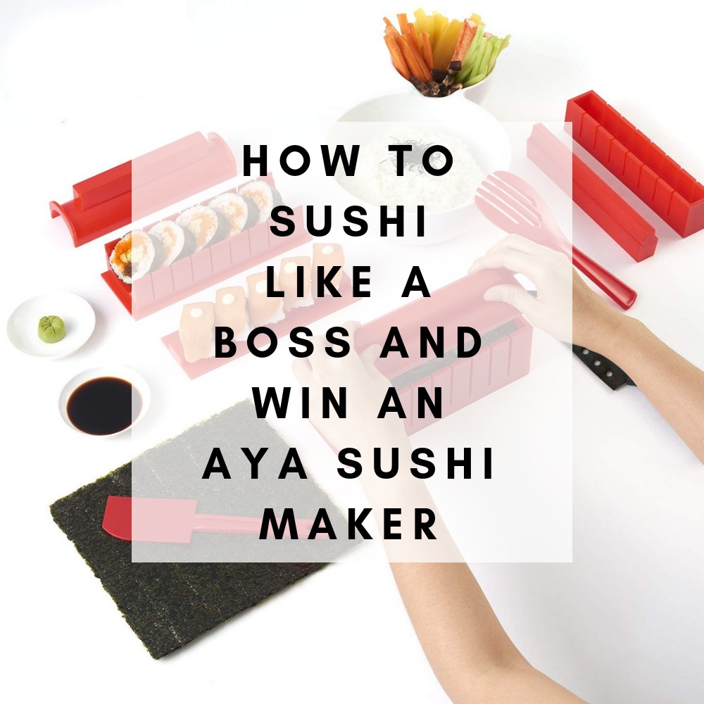 Sushi Making Kit - Original AYA Sushi Maker Deluxe Exclusive